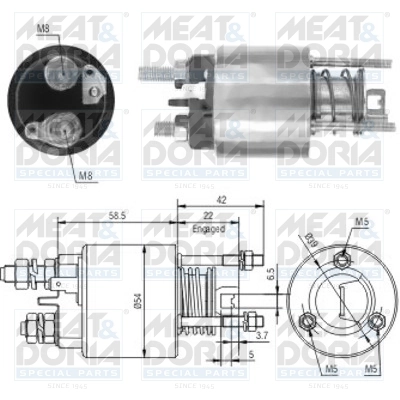 Solenoid Switch, starter
